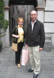 Л.А. Бабаскина и ее муж Го Нин