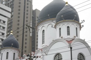Русская живопись в православном храме в Шанхае